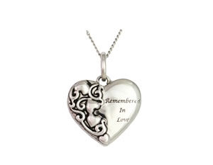 Remembered in Love Ash Pendant (chain included) (N)