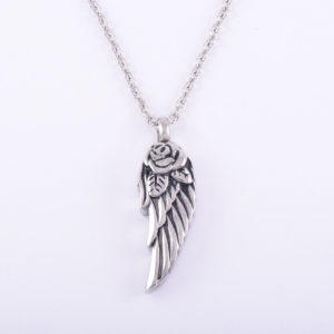 SINGLE Angel Wing Ash Pendant (chain included)