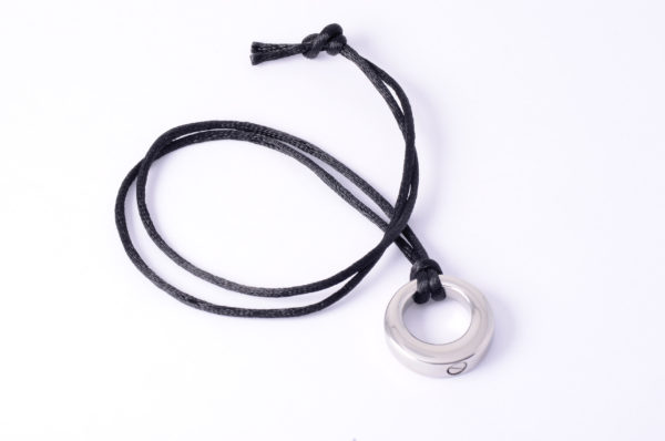 Circle Ash Pendant (Black cord included)