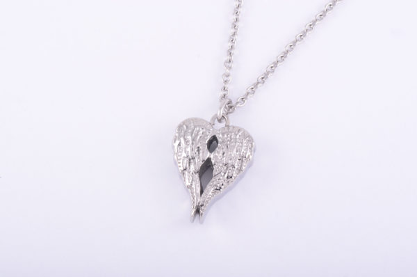 DOUBLE Angel Wings Ash Pendant (chain included)